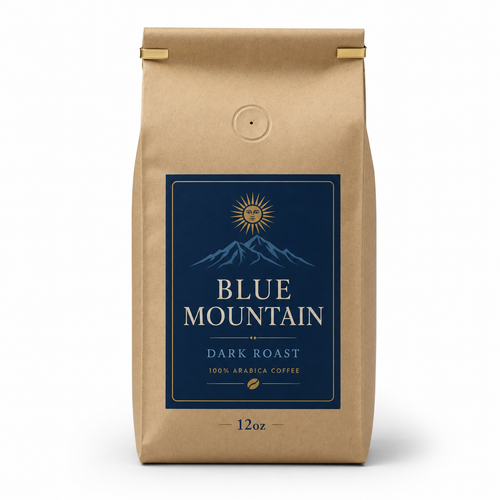 Blue Mountain coffee bag
