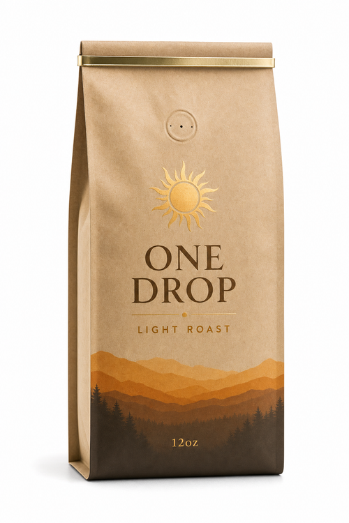One Drop coffee bag